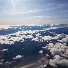 Flugwegposition um 11:10:05: Aufgenommen in der Nähe von Gemeinde Schwarzau im Gebirge, Österreich in 3641 Meter